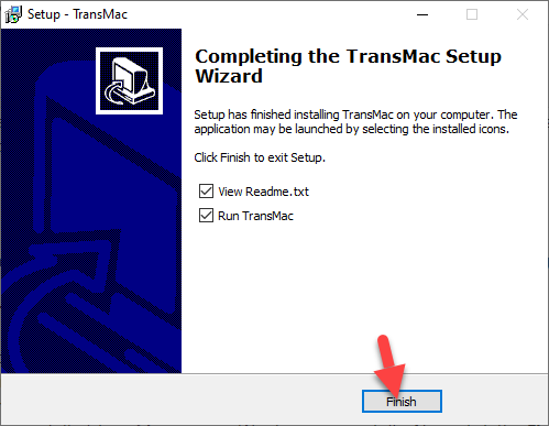 Install TransMac on Windows 10