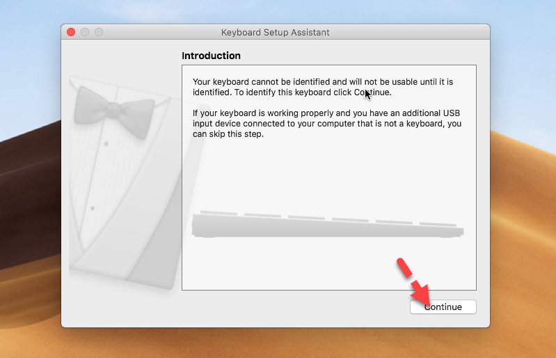 Verify Keybaord Layout on MacOS Mojave