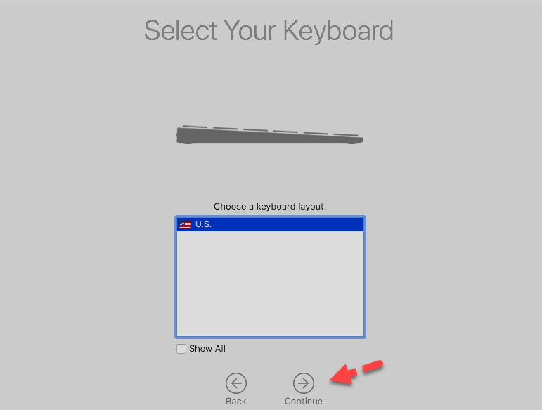 Select Keyboard Layouts for MacOS Mojave