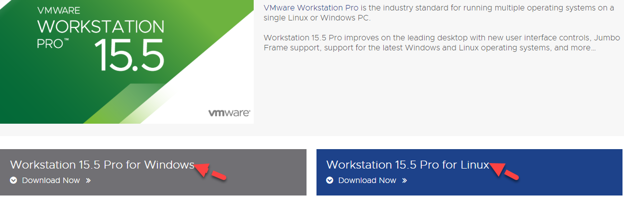 Download VMware Workstation Pro 15 on Windows 10