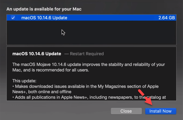 Install MacOS Mojave 10.14.6