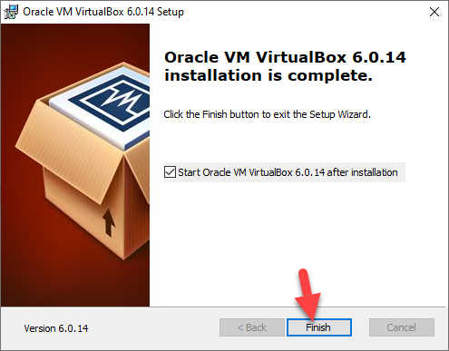 Virtualbox on Windows 10