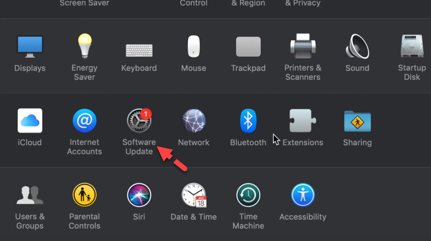 How to update MacOS Mojave on VMware