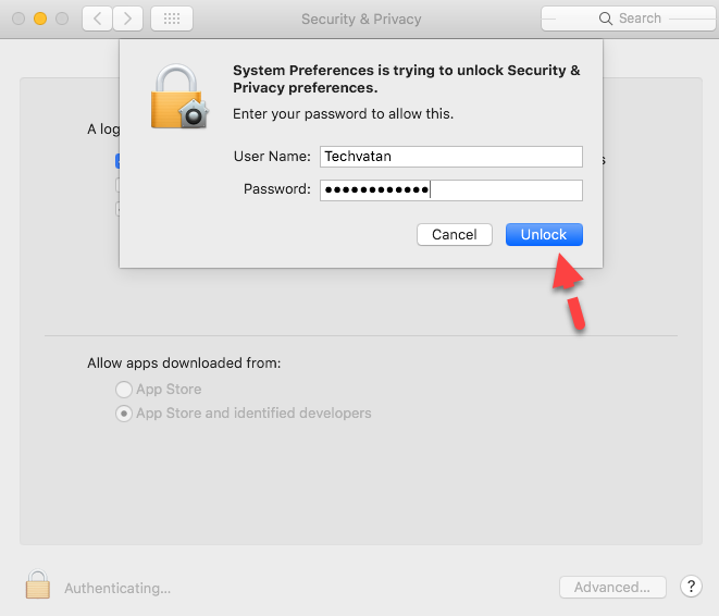 Unlock Extension with Admin Password