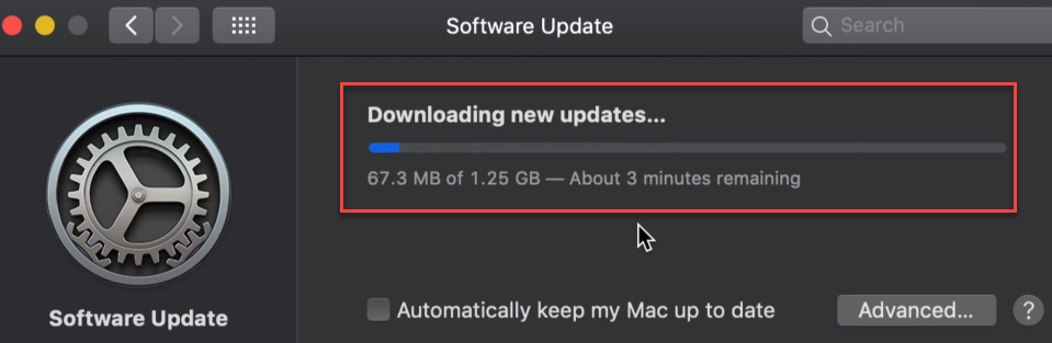 Downloading New Updates