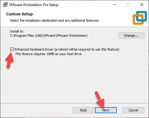 Download and install Vmware on Windows 10