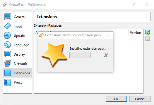Installing Extension Pack