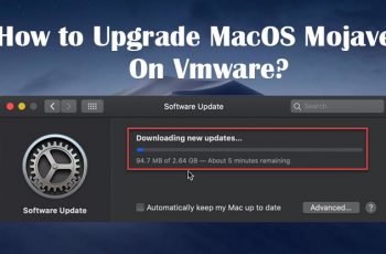 How to Upgrade MacOS Mojave on Vmware