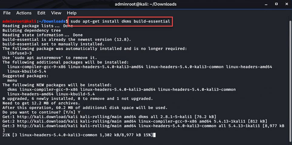 downlaod virtualbox for kali linux