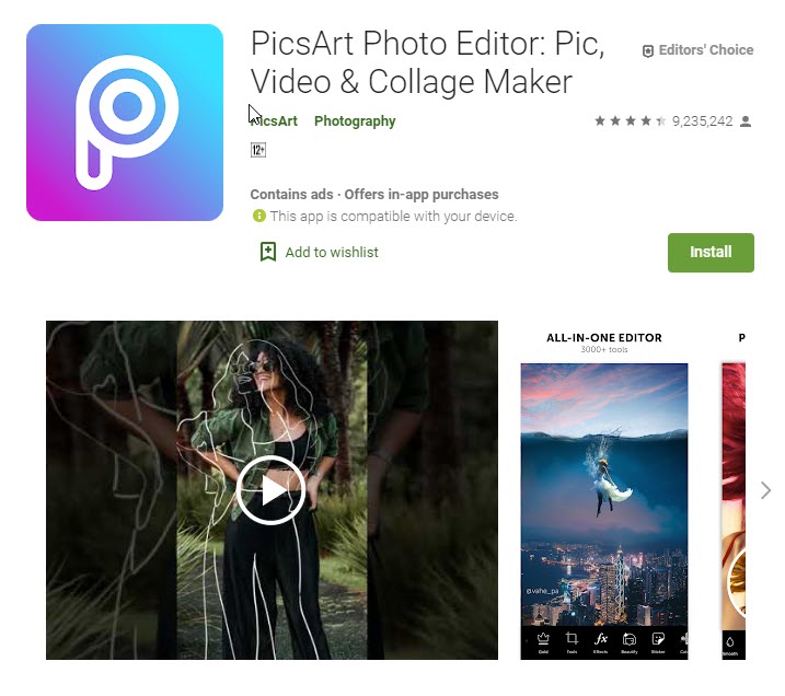 best app for photo editing android