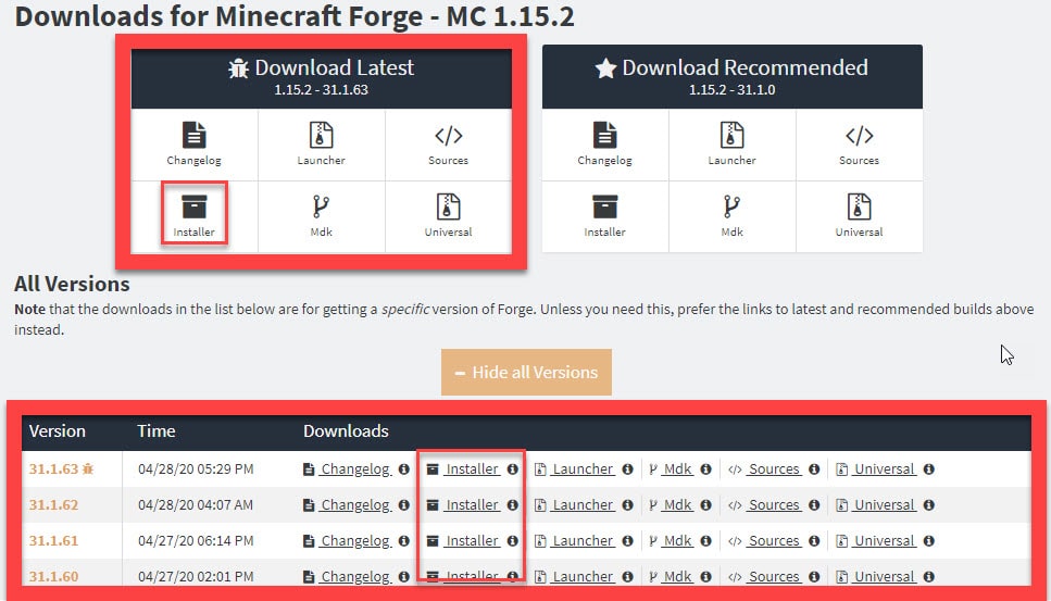minecraft forger for mac