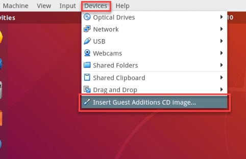 install Virtualbox guest addition on Ubuntu