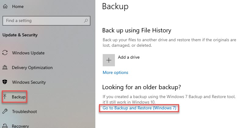how to backup windows 10