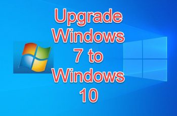 upgrade Windows 7 to Windows 10 without losing data