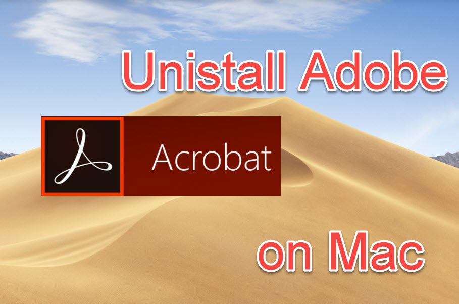 how to uninstall adobe acrobat reader dc from my mac