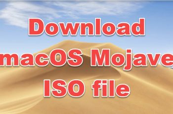 download macOS Mojave ISO file
