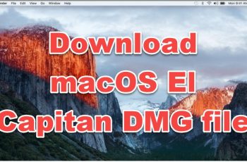 download macOS el capitan dmg file
