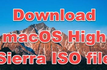 install macOS high sierra DMG file