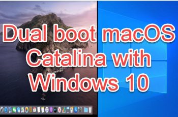dual boot Windows 10 with macOS Catalina