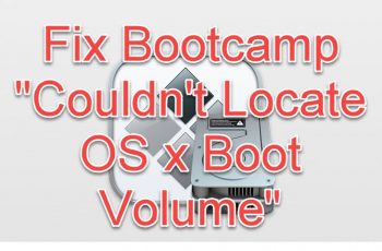 Couldn't Locate OS x Boot Volume