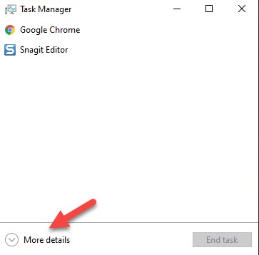 setting up task manager